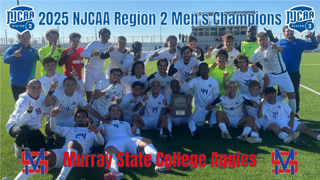 2025 Region 2 & NJCAA Mid-South District Champions - Murray State College