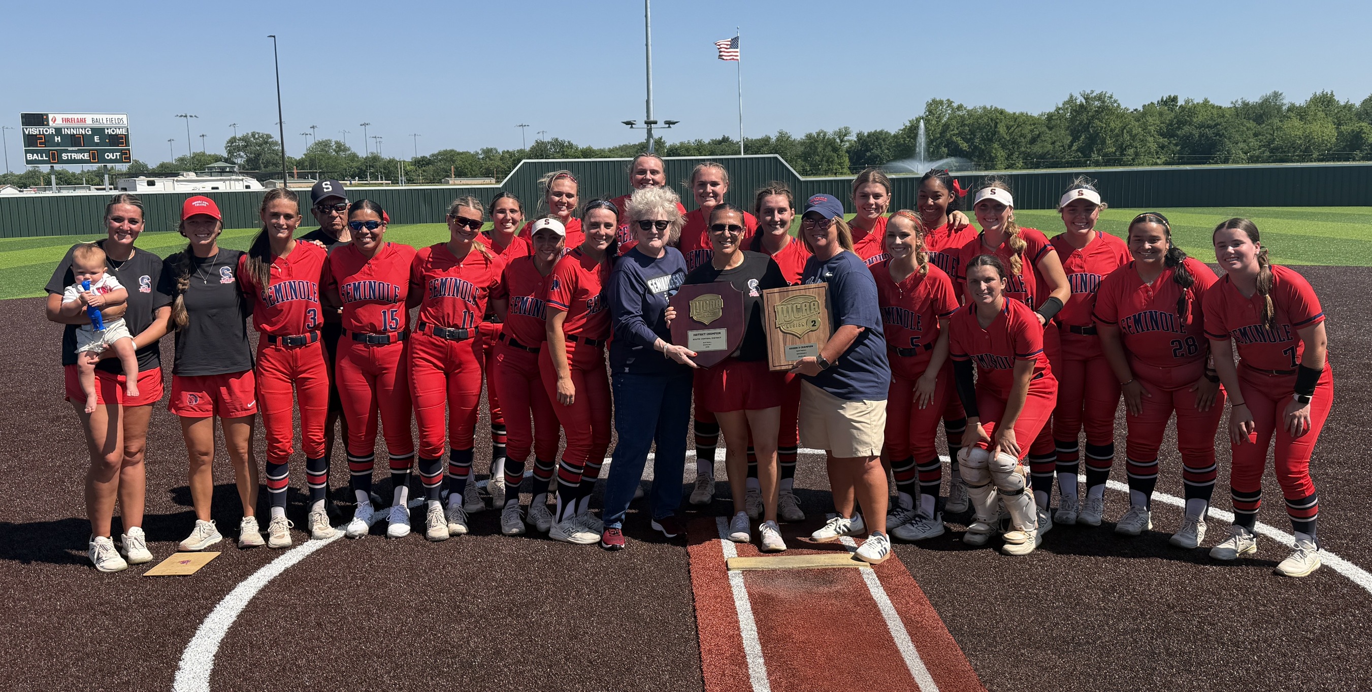 2026 NJCAA Region 2 & DI Softball South Central District Champions - Seminole State College
