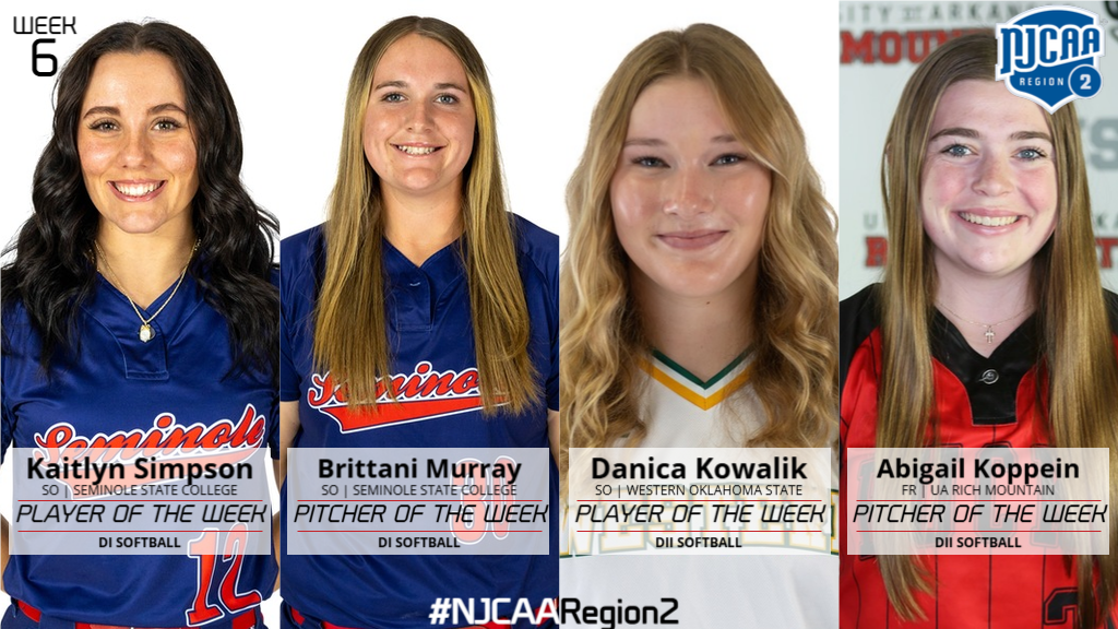 Week 6 - Softball Players of the Week