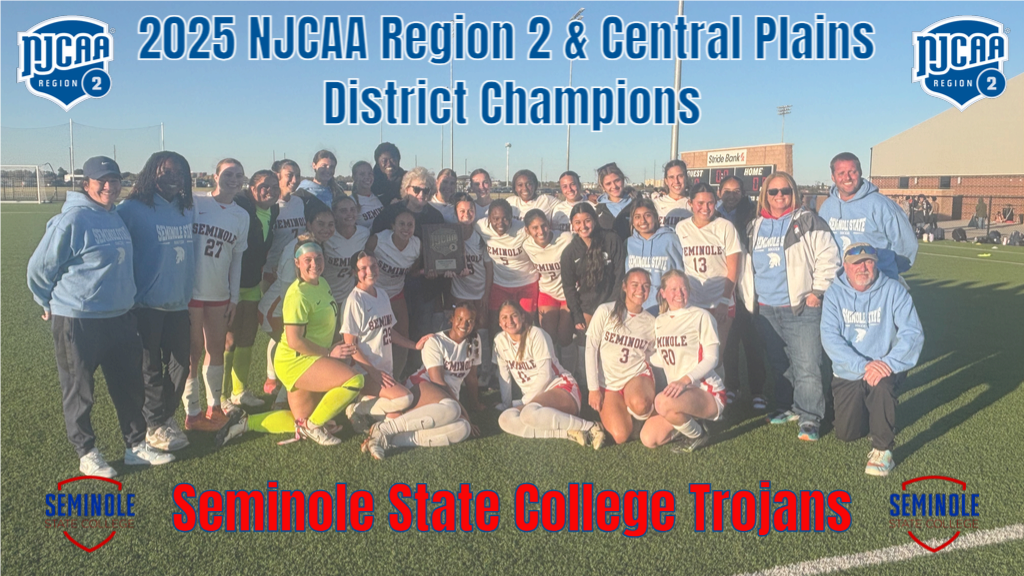 2025 NJCAA Region 2 &amp; Central Plains District Champions - Seminole State College